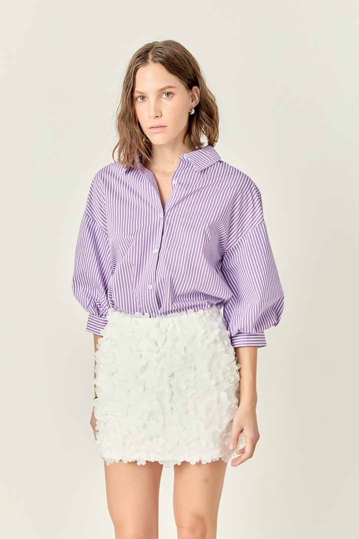 The Striped Bubble Button Down