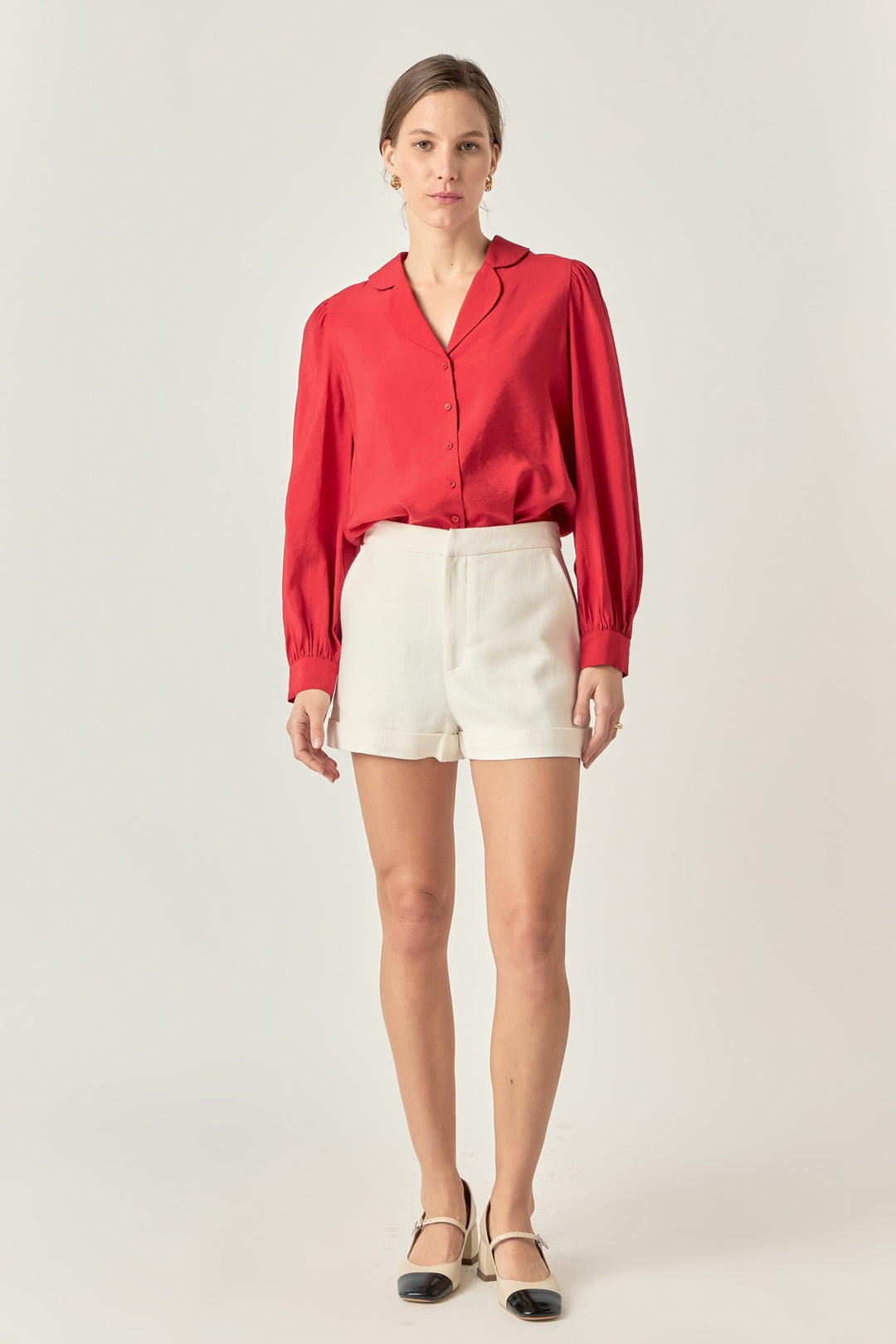 The Red Button Down