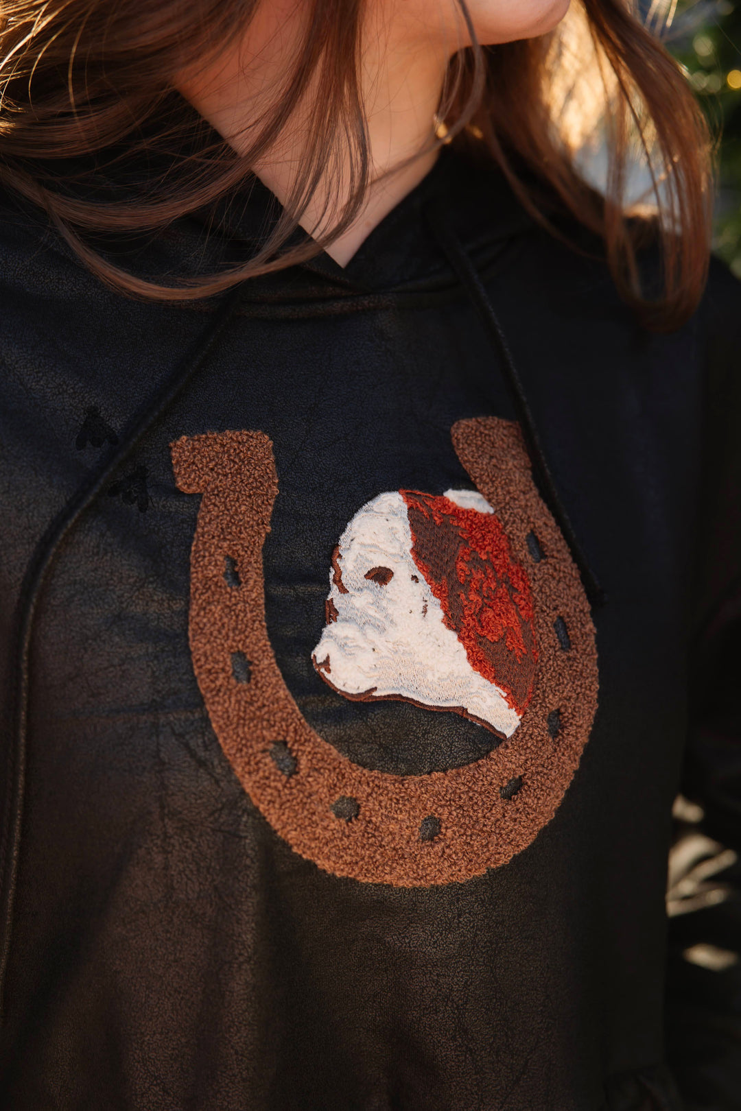 Happy Go Lucky Hereford Hoodie