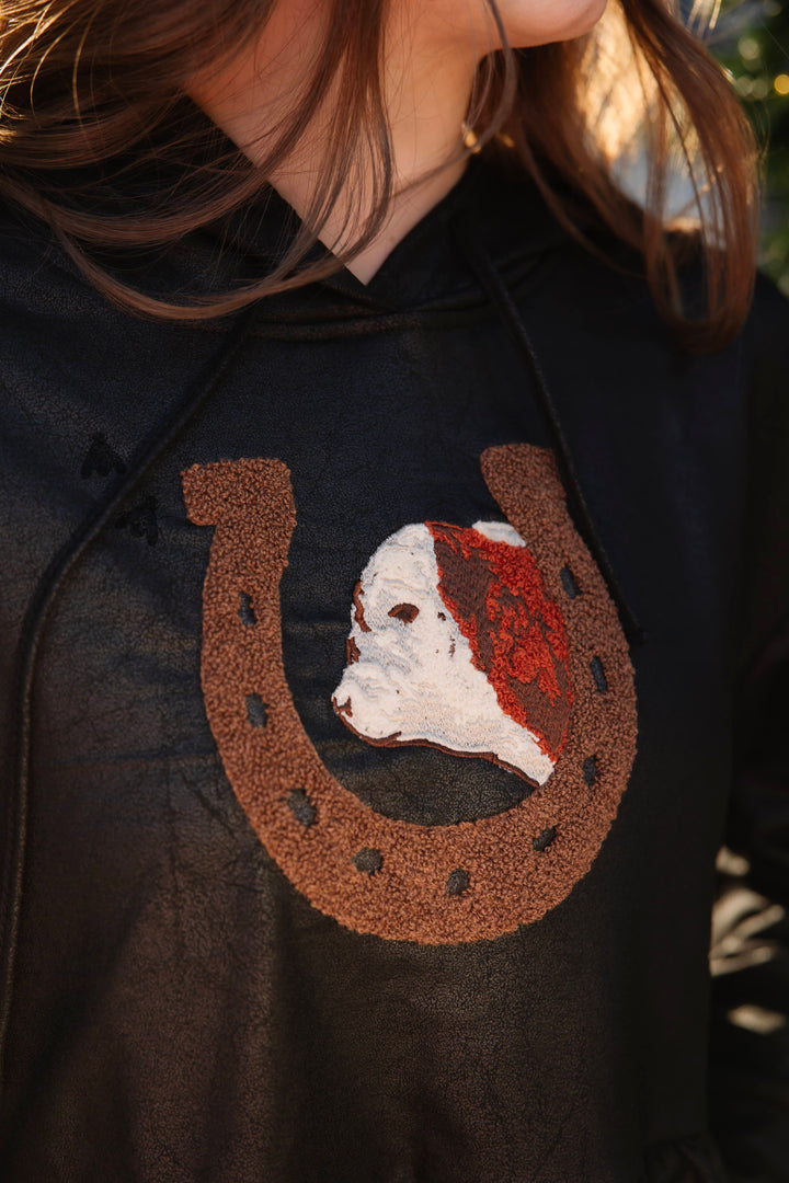 Happy Go Lucky Hereford Hoodie