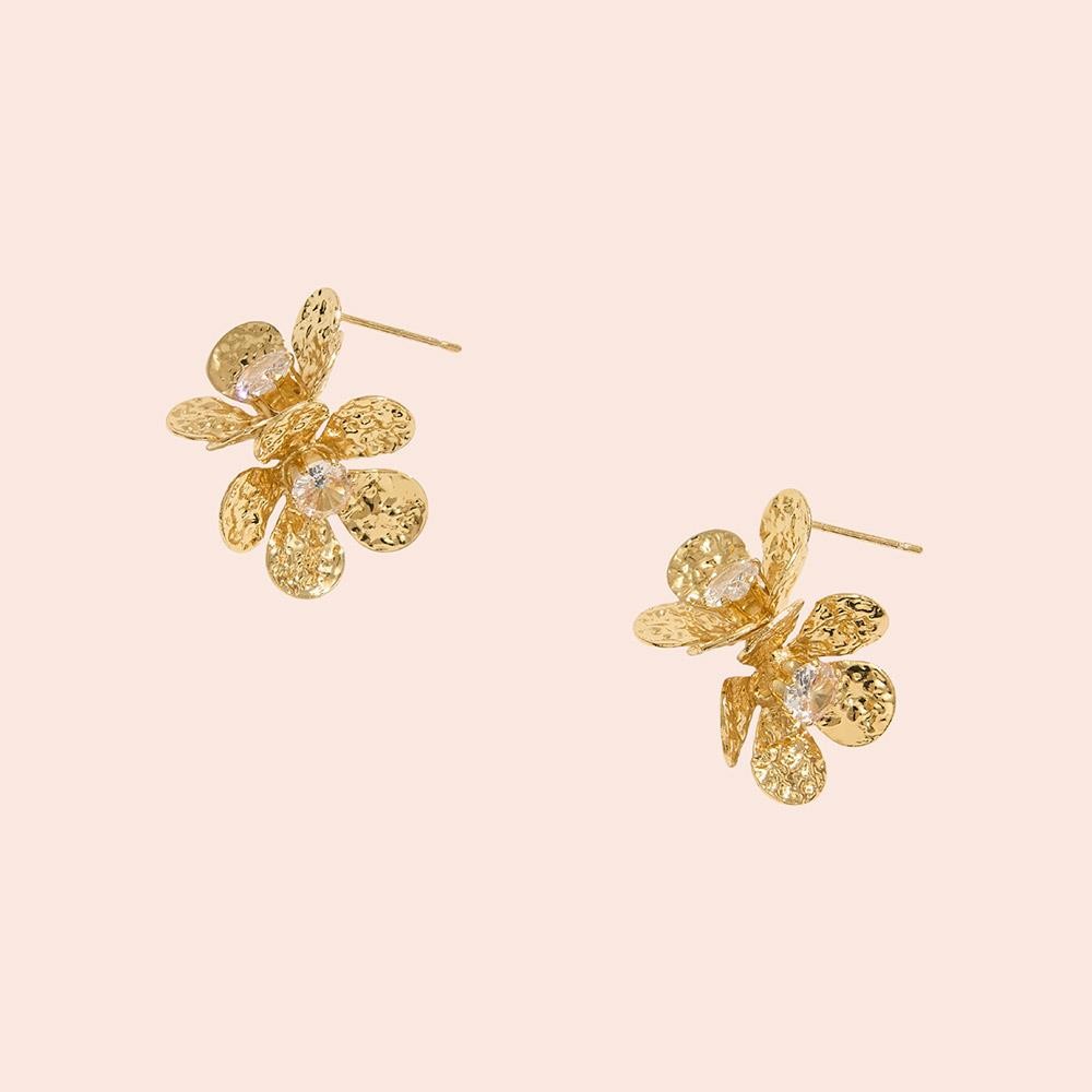 Double Flower Earrings
