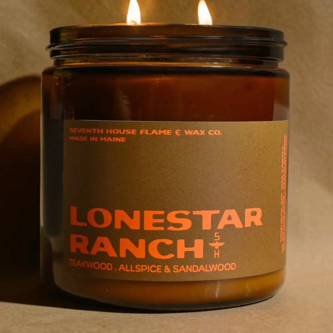 Lonestar Ranch - Sandalwood, Allspice, Leather Candle