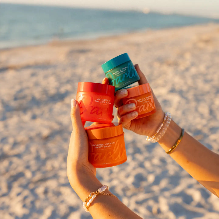 Tallow Face Balm | Natural Blue Tansy Skincare Moisturizer