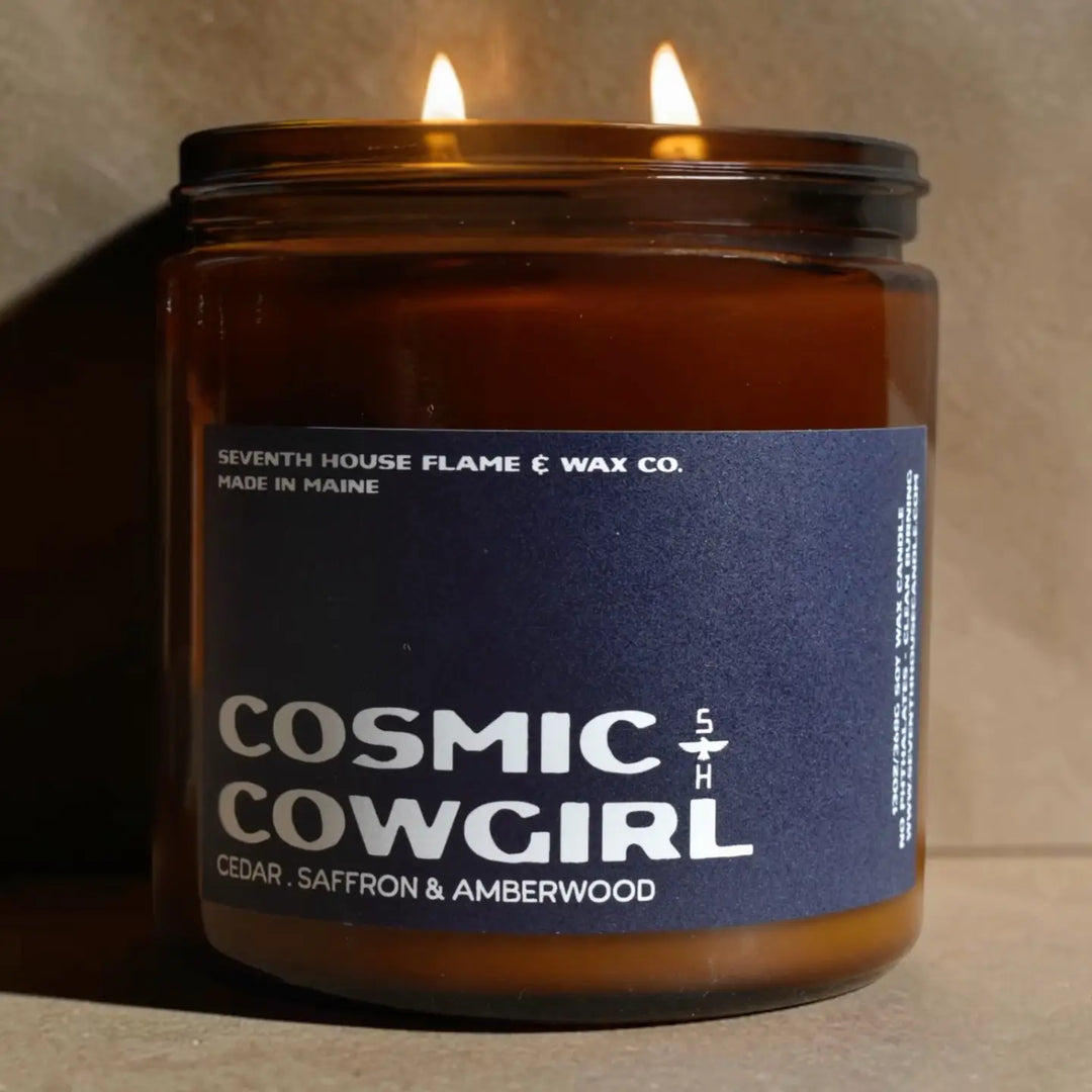 Cosmic Cowgirl - Saffron, Cedar & Amberwood Candle