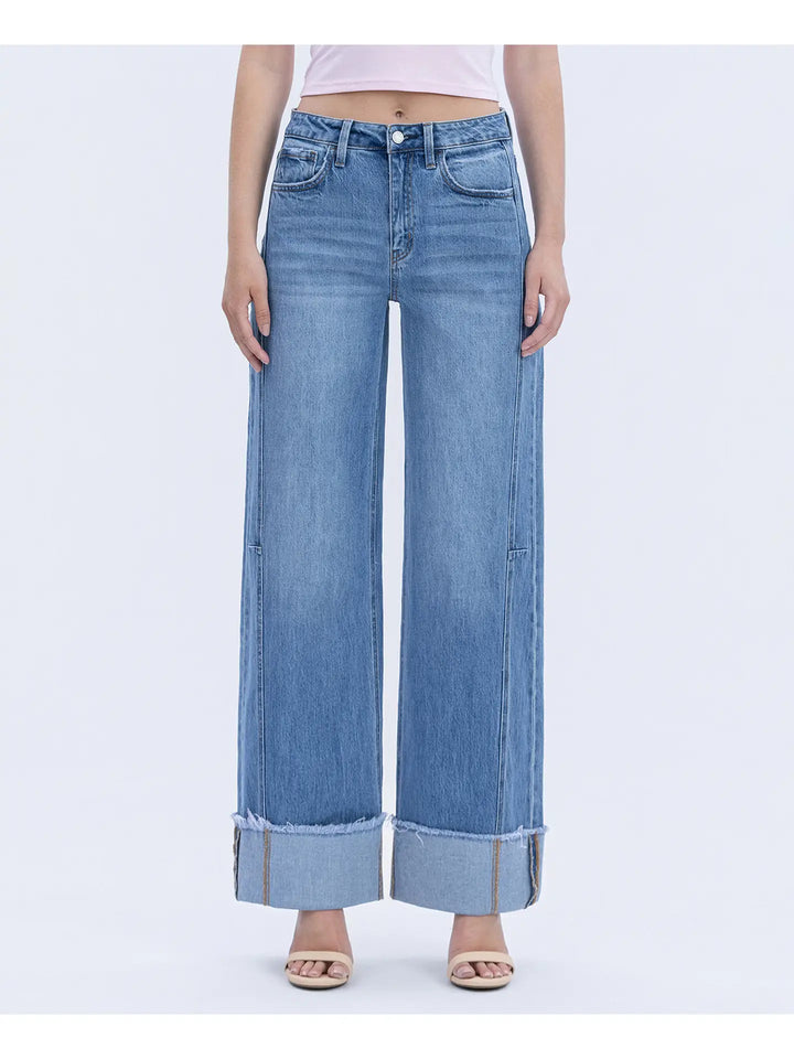 Adore Cuff Panel Jeans