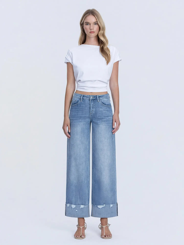 Georgia Wide Cuff Jeans