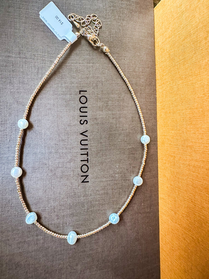 Gold and Bead Choker