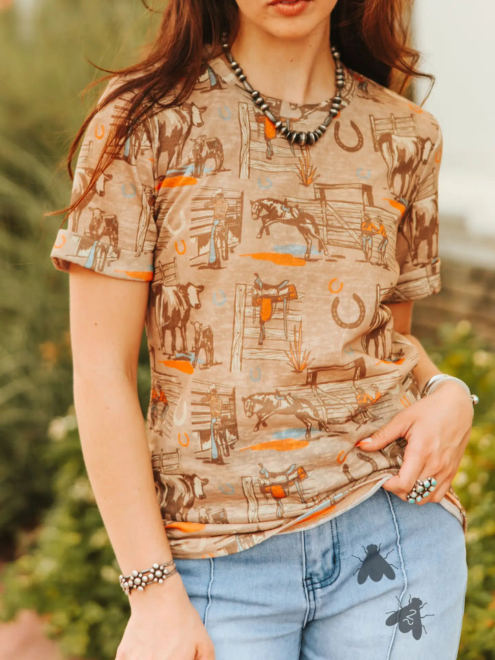Sunset Ranch Tee