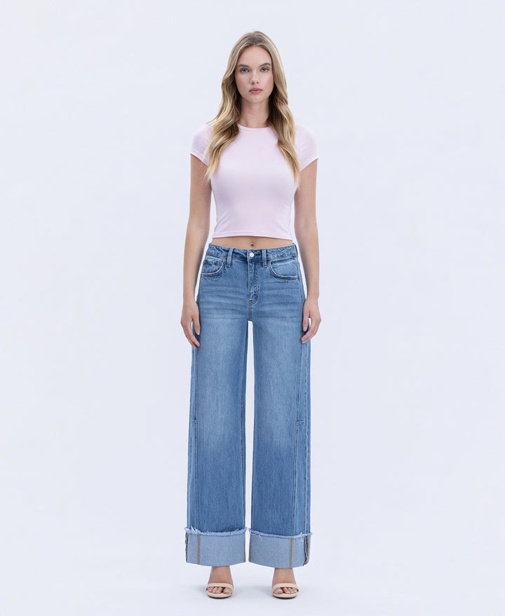 Adore Cuff Panel Jeans