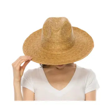 Handmade Buri Palm Leaf Straw Panama Hat