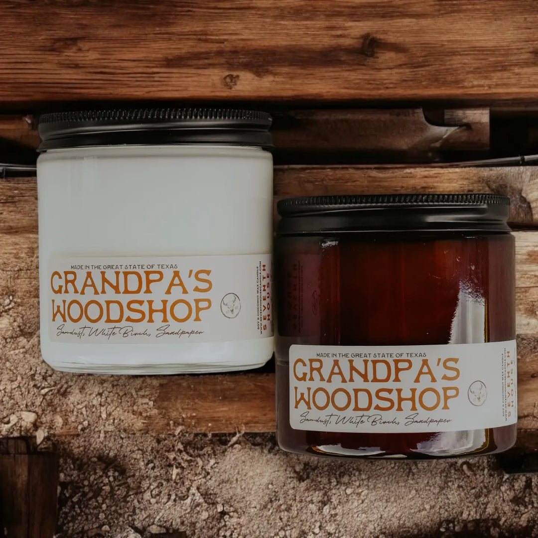 Grandpa's Woodshop - Sawdust & Sandalwood Candle