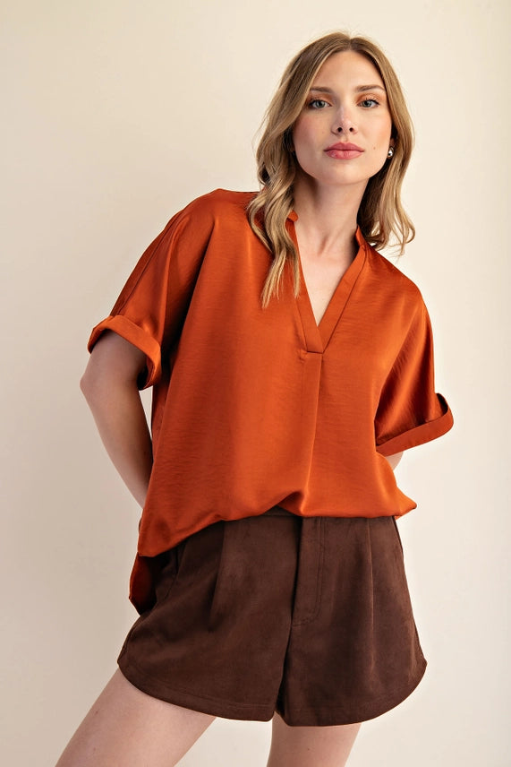 The Perfect Cuff Sleeve Top