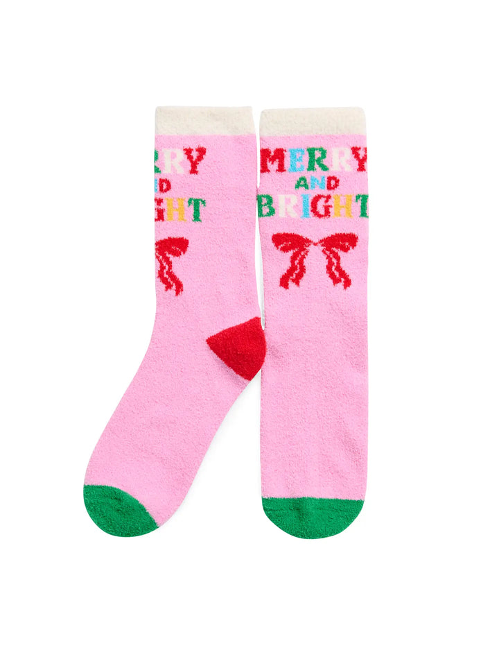 "Merry & Bright" Socks