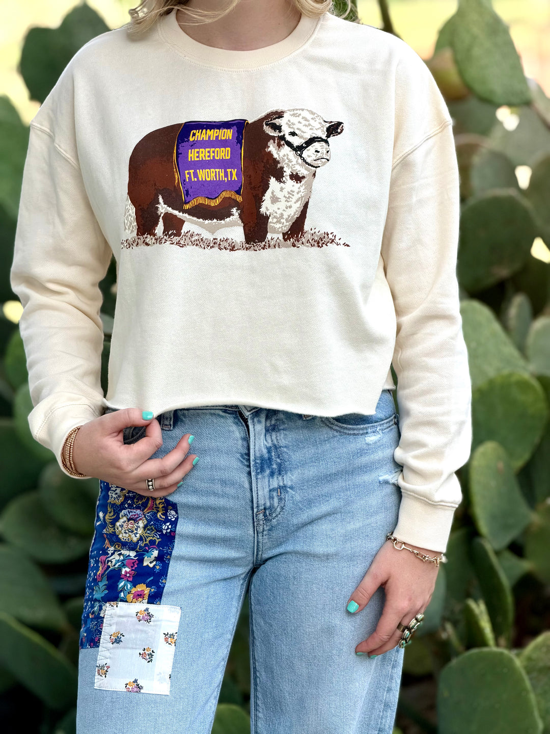 Champion Hereford Cropped Sweatshirt- Preorder