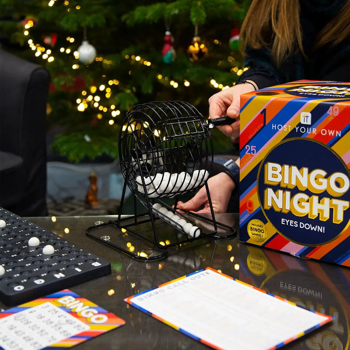 Bingo Game with Metal Wheel