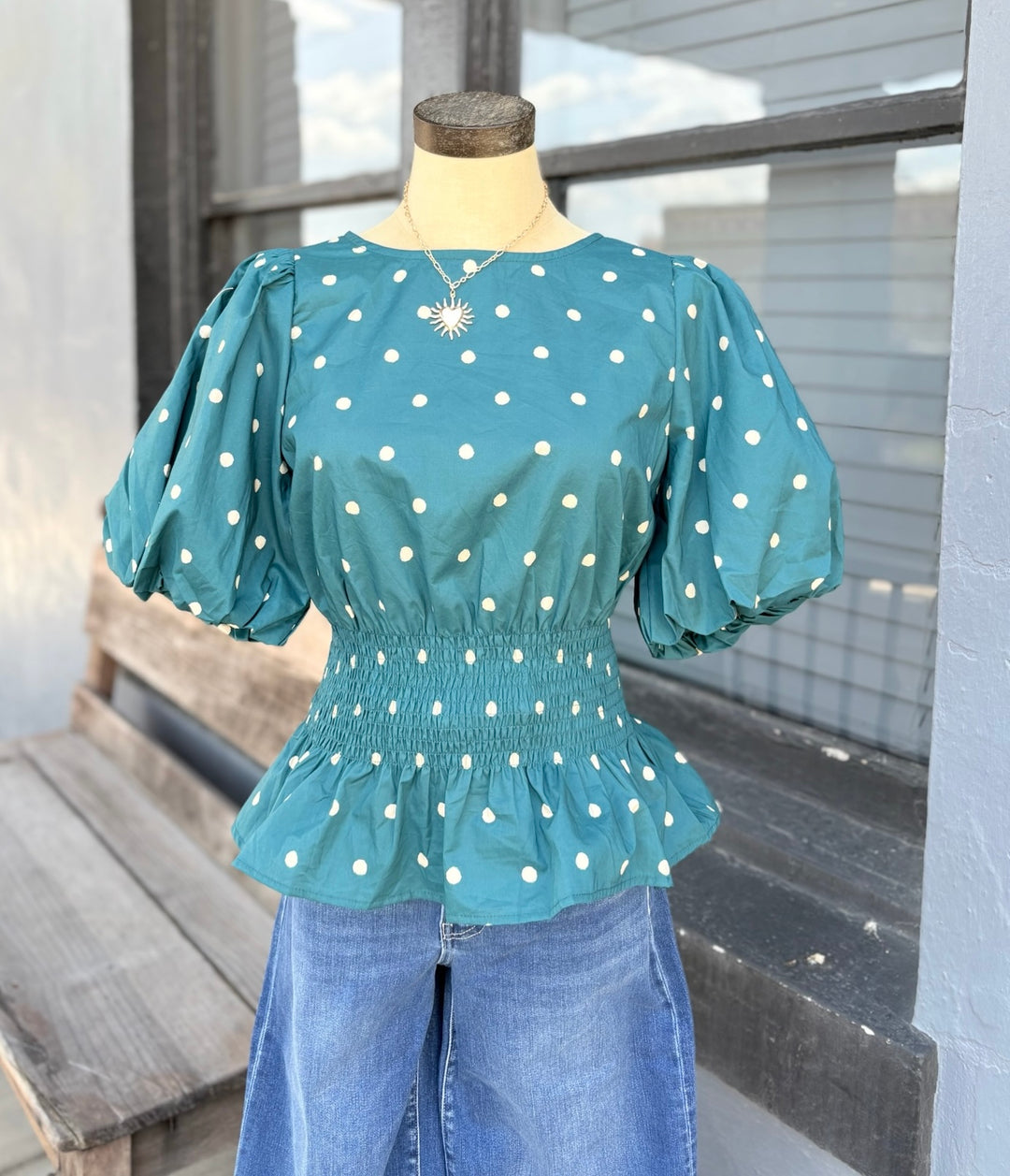 Izzy Polka Dot Top