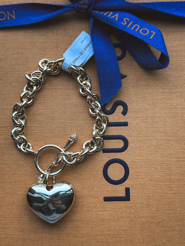 Linked Up Heart Bracelet