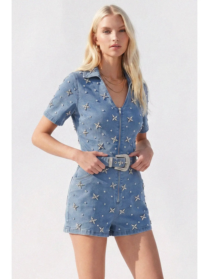 Rhinestone Romper