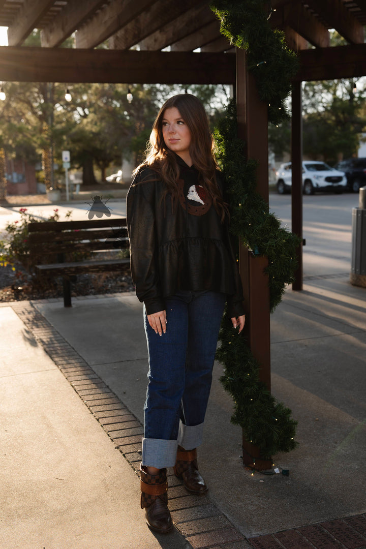 Happy Go Lucky Hereford Hoodie