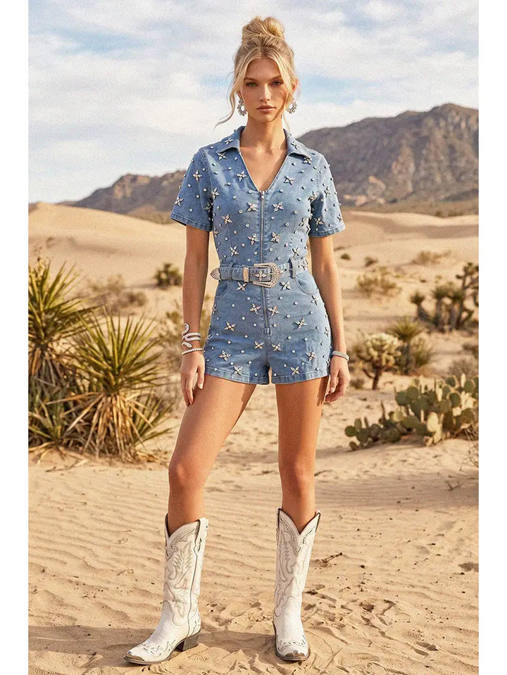 Rhinestone Romper