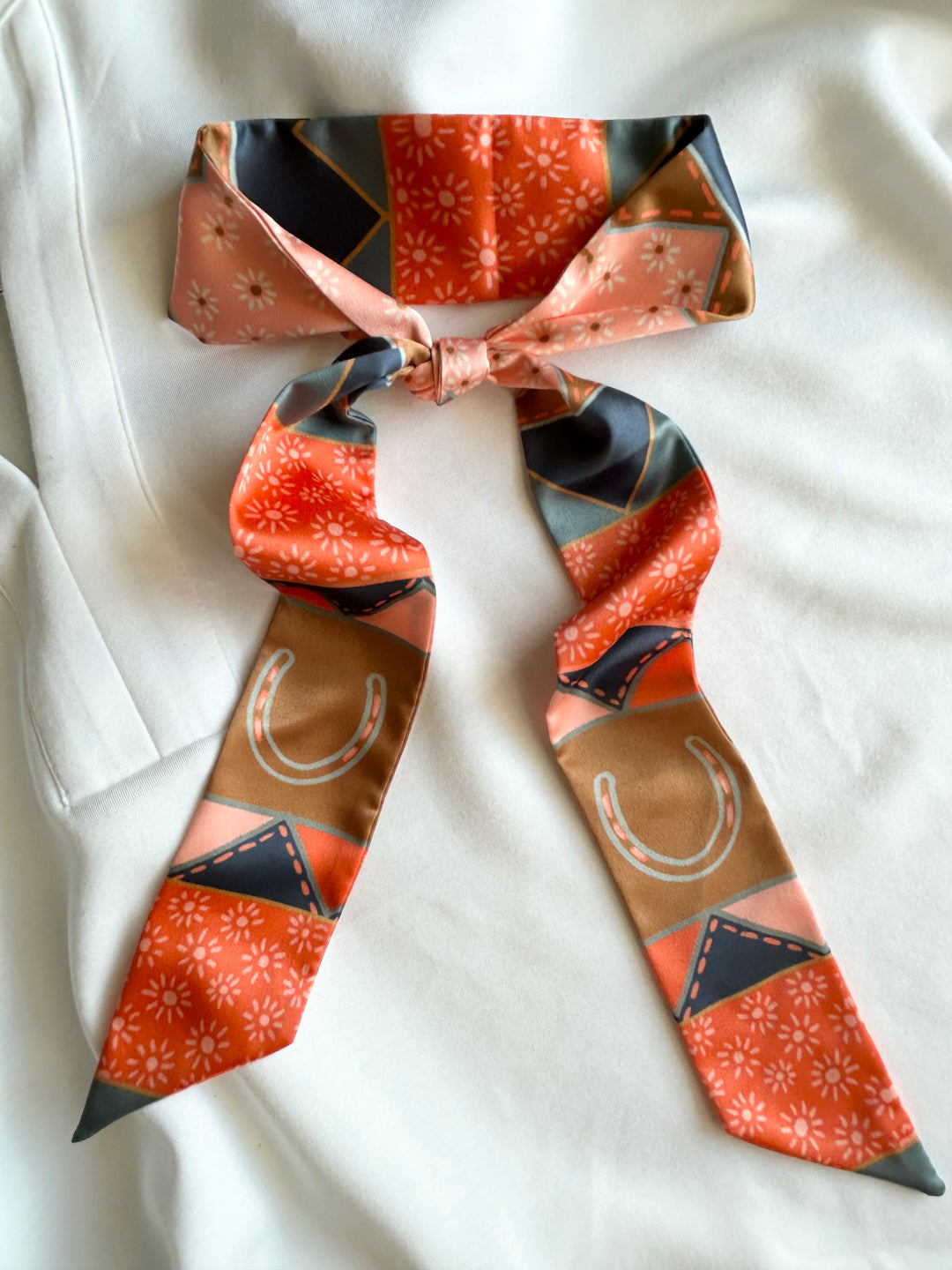Frontier Bound Quilted Patchwork Twilly Scarf