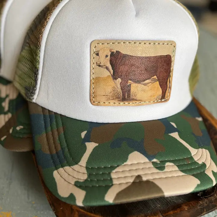 The Painted Hereford Bull Trucker