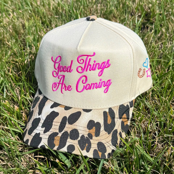 Good Things Are Coming Leopard Hat