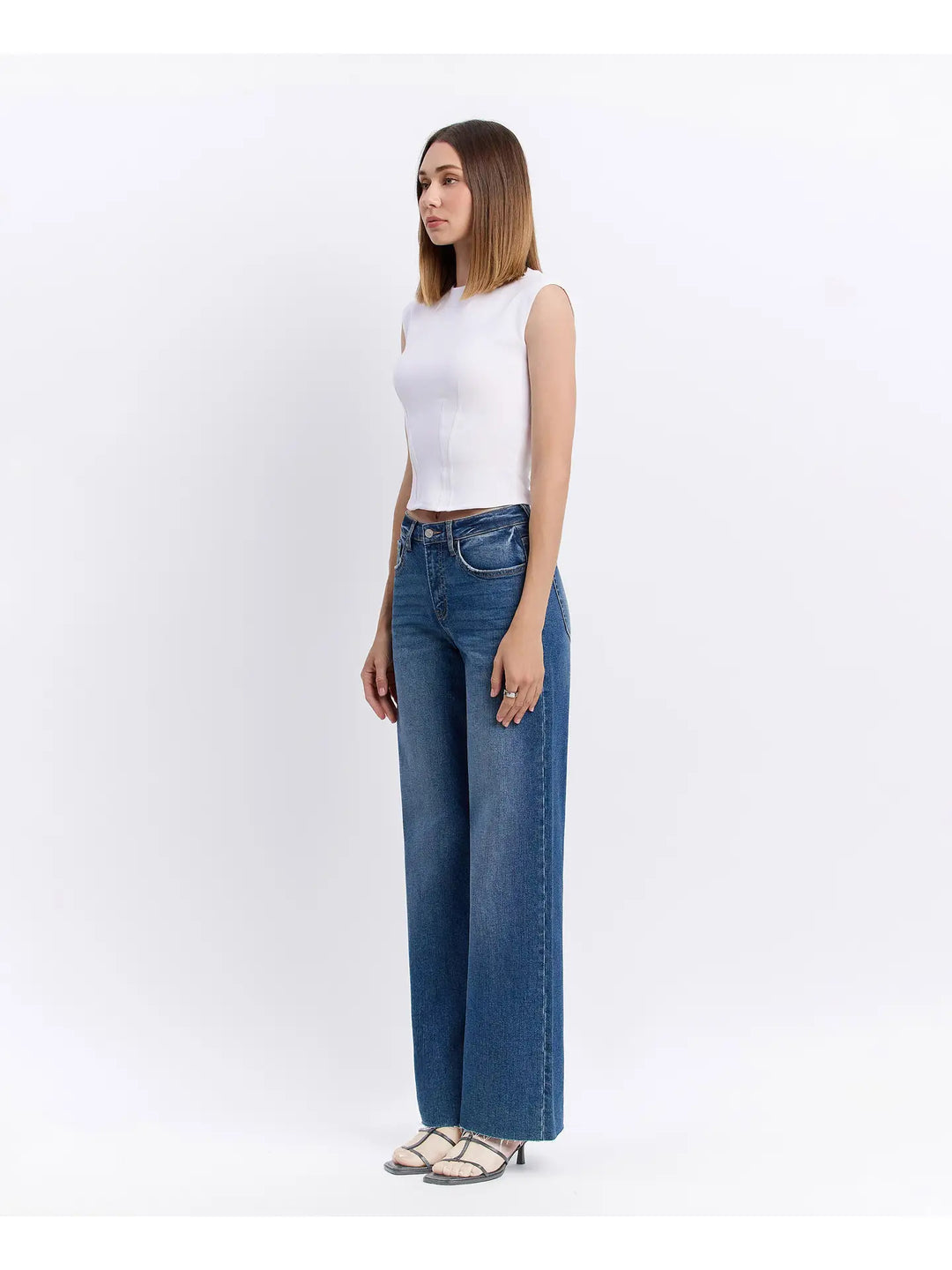 Ingeniously Raw Cuff Jeans