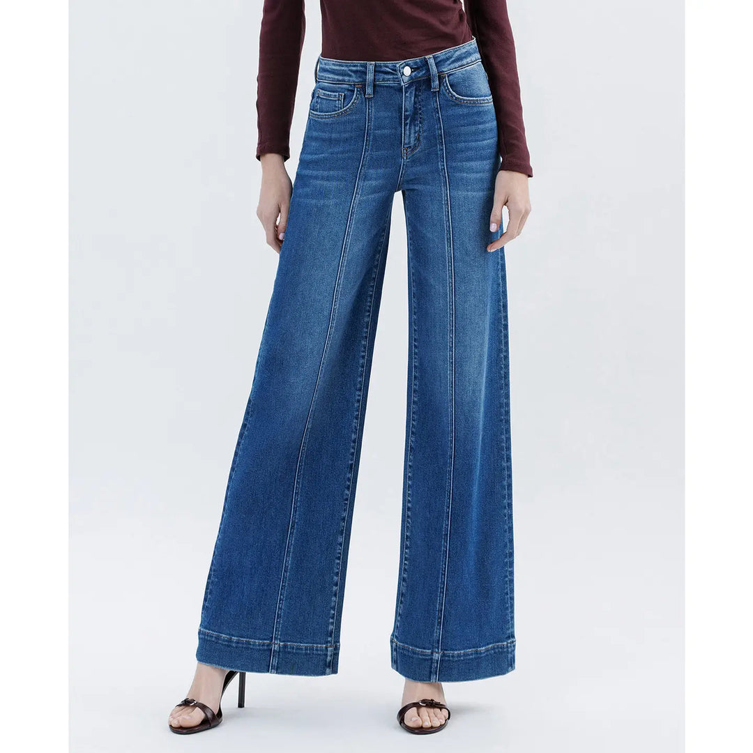 Pleated Trouser Jeans