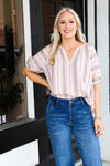 Primary Striped Top by ivy Jane