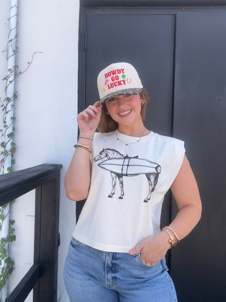Coastal Cowgirl Boxy Tank-Preorder