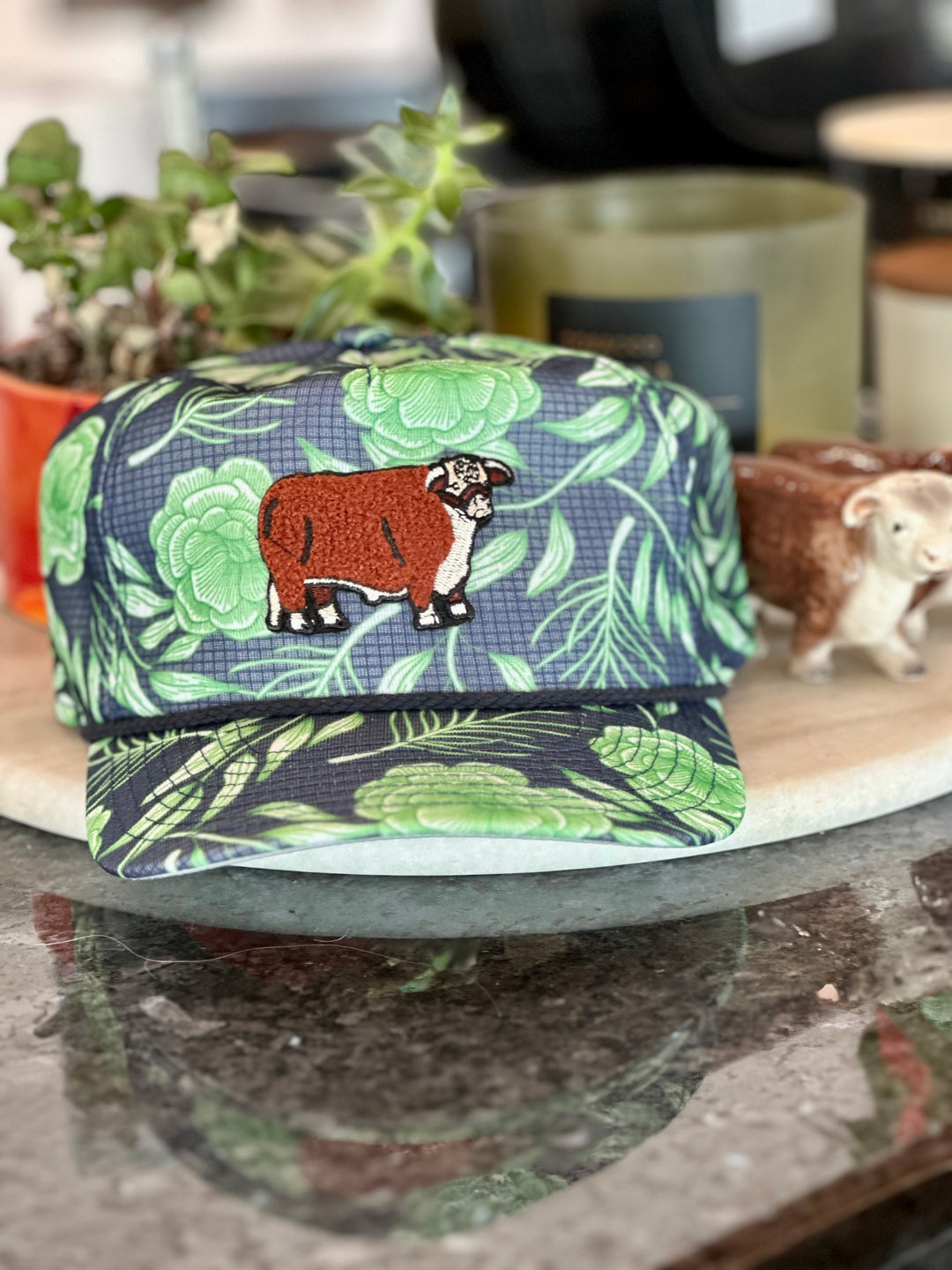 Miller Cattle Co- Succulent Printed Hat