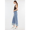 90's Cropped Wide Leg Jeans by Kancan