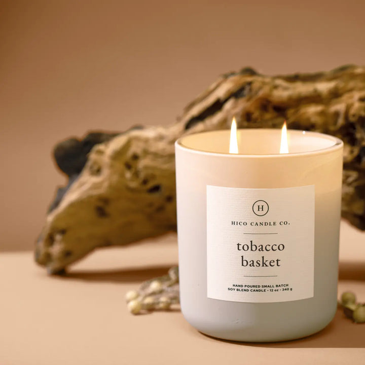 Tobacco Basket Candle