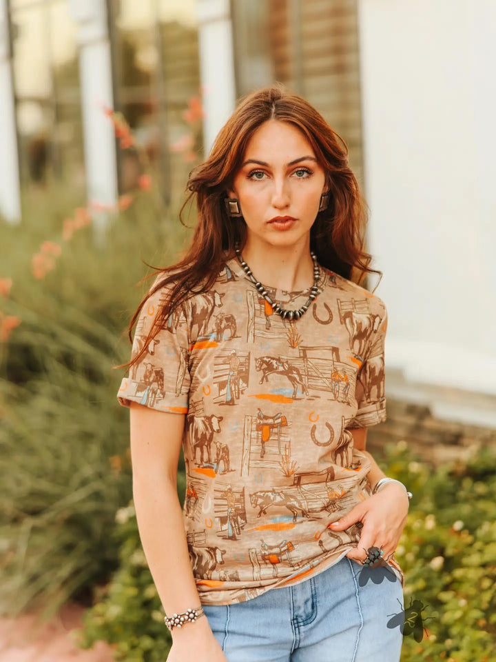 Sunset Ranch Tee