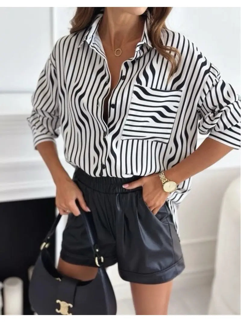 Wavey Stripe Top