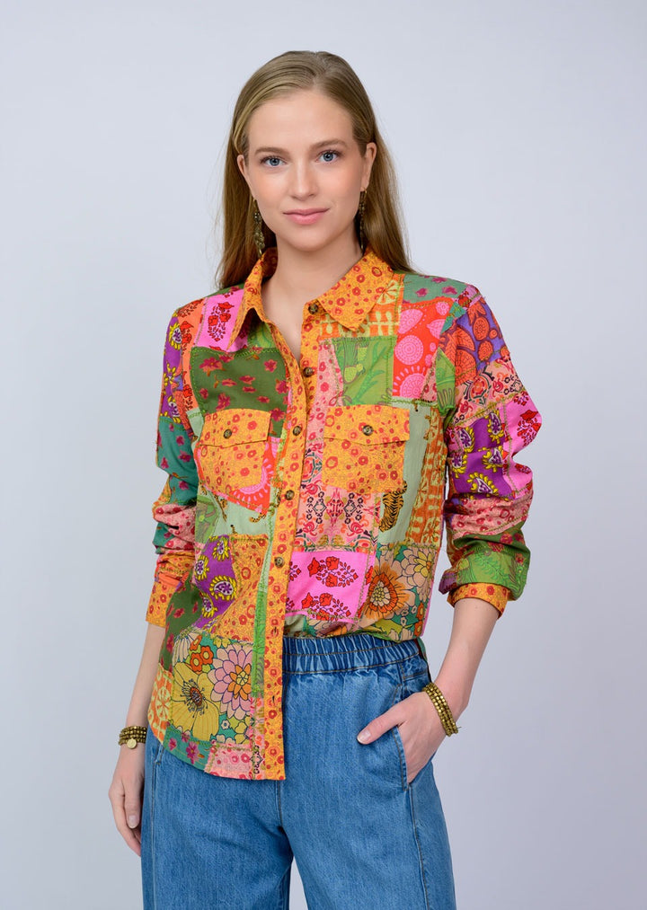 Patchwork Camp Shirt