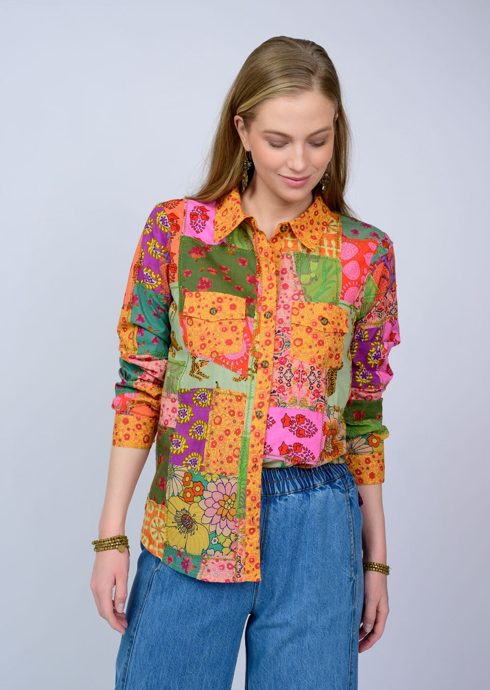 Patchwork Camp Shirt
