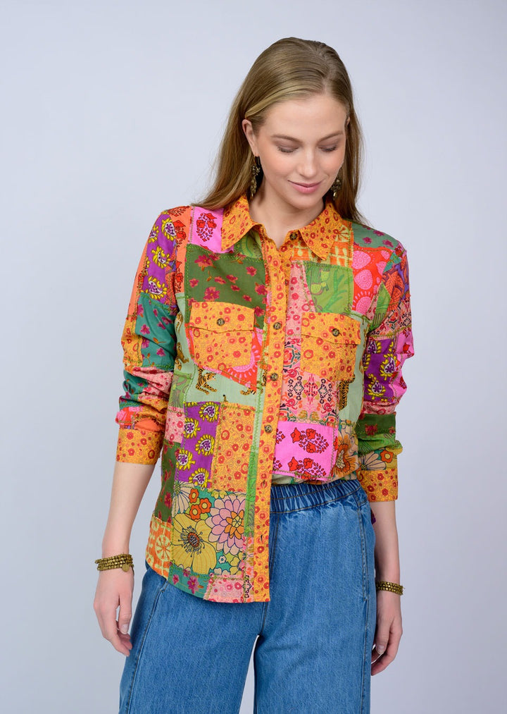 Patchwork Camp Shirt