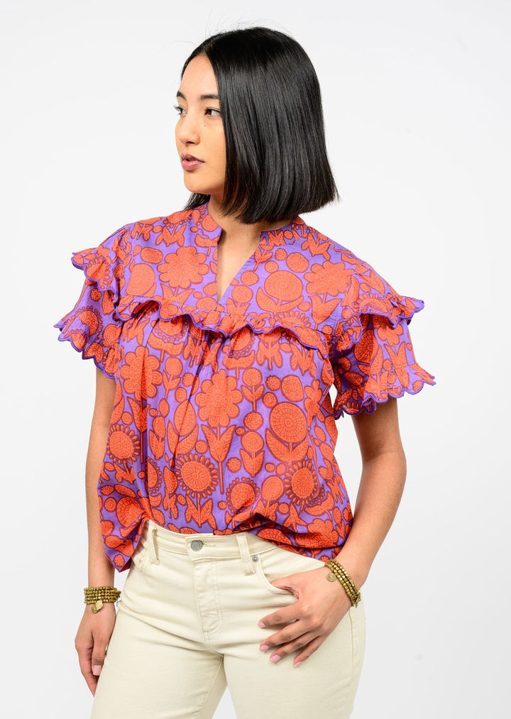 Scallop Trim Top by Ivy Jane
