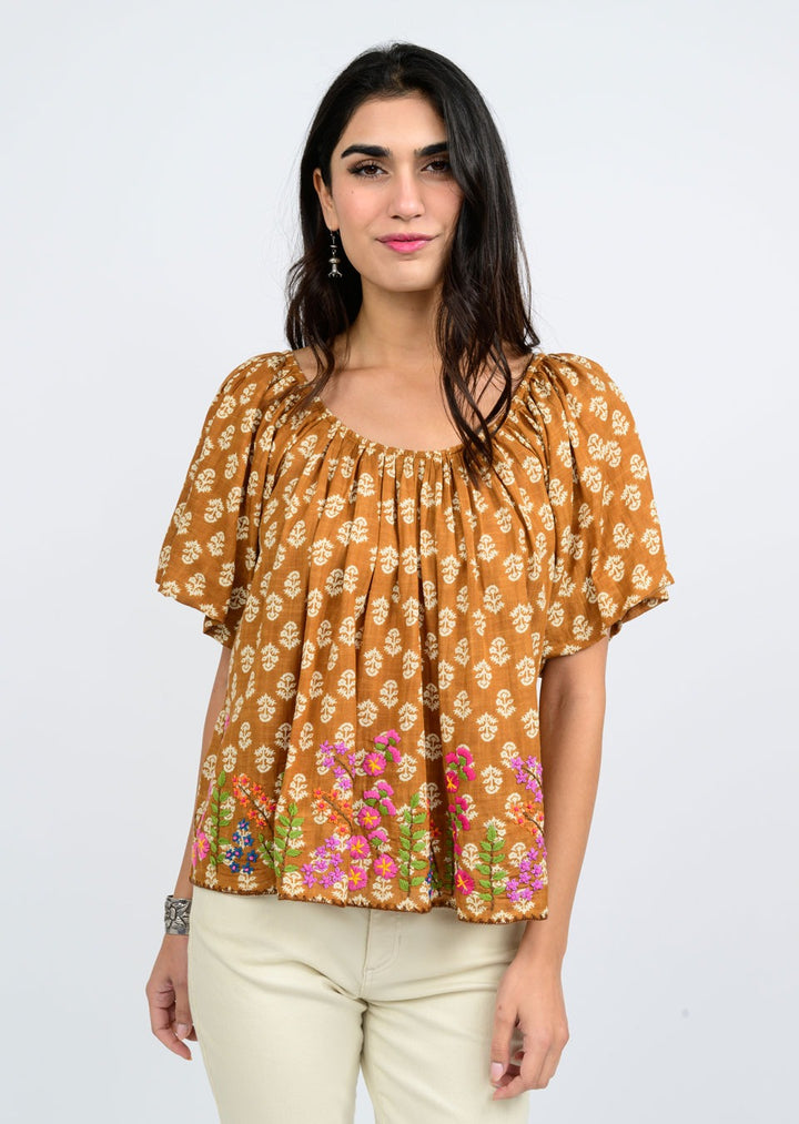 Ivy Jane- Garden of Flowers Top