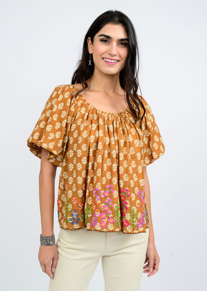 Ivy Jane- Garden of Flowers Top