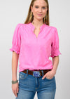 Pink Suede Top by Ivy Jane