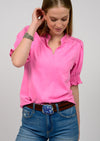 Pink Suede Top by Ivy Jane