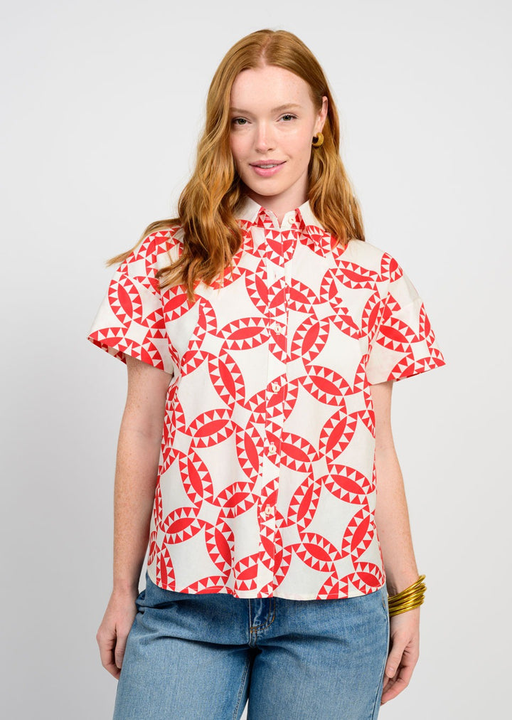 Tucked Swing Shirt-Ivy Jane