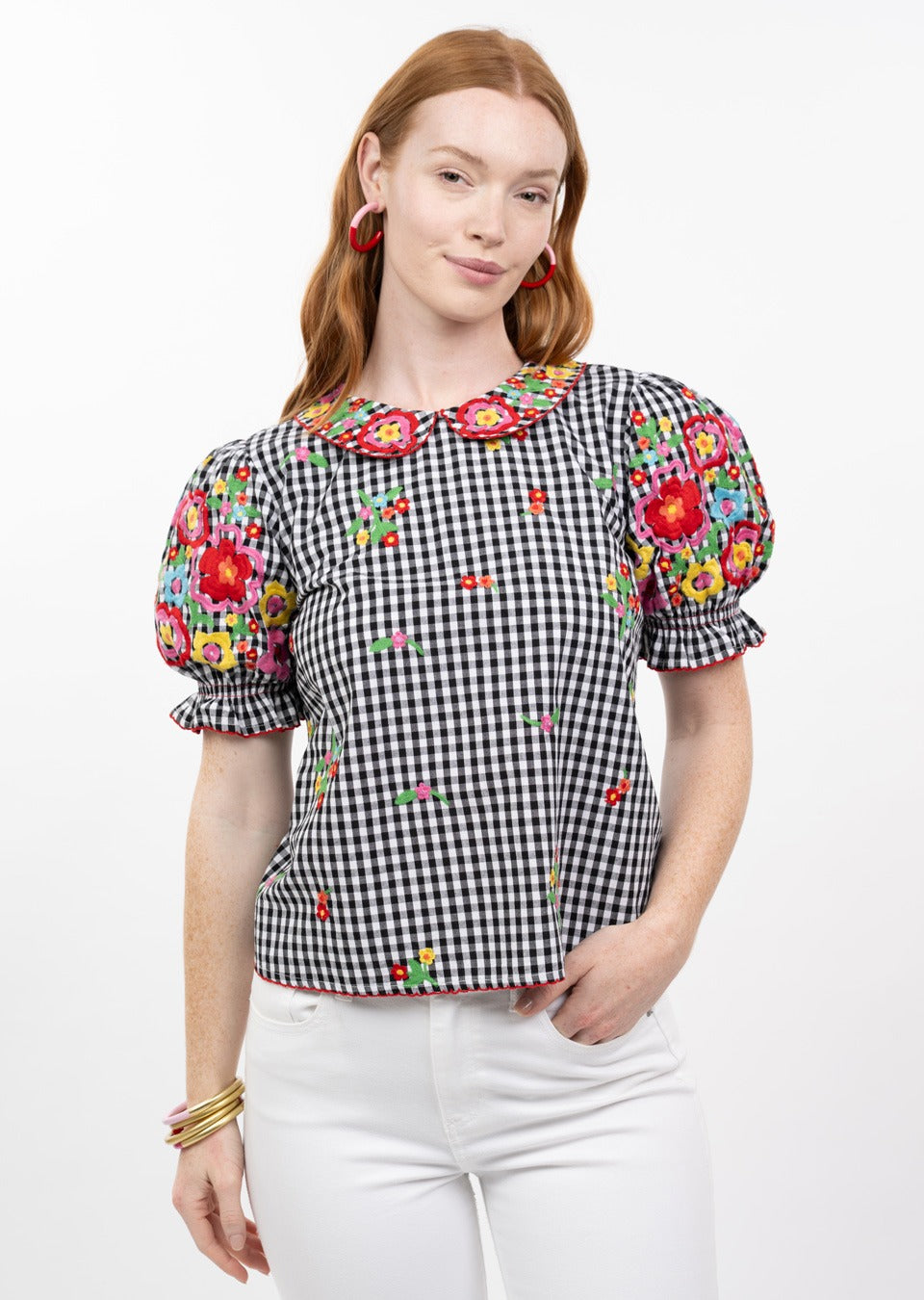 Gingham Garden Top by Ivy Jane