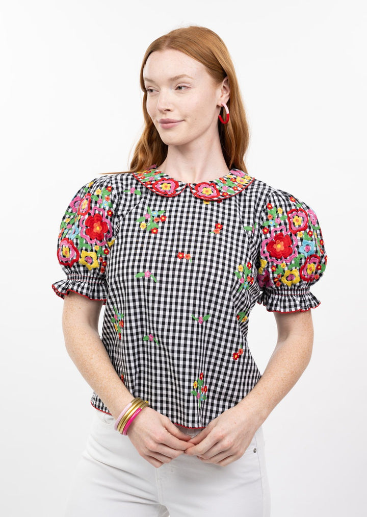 Gingham Garden Top by Ivy Jane