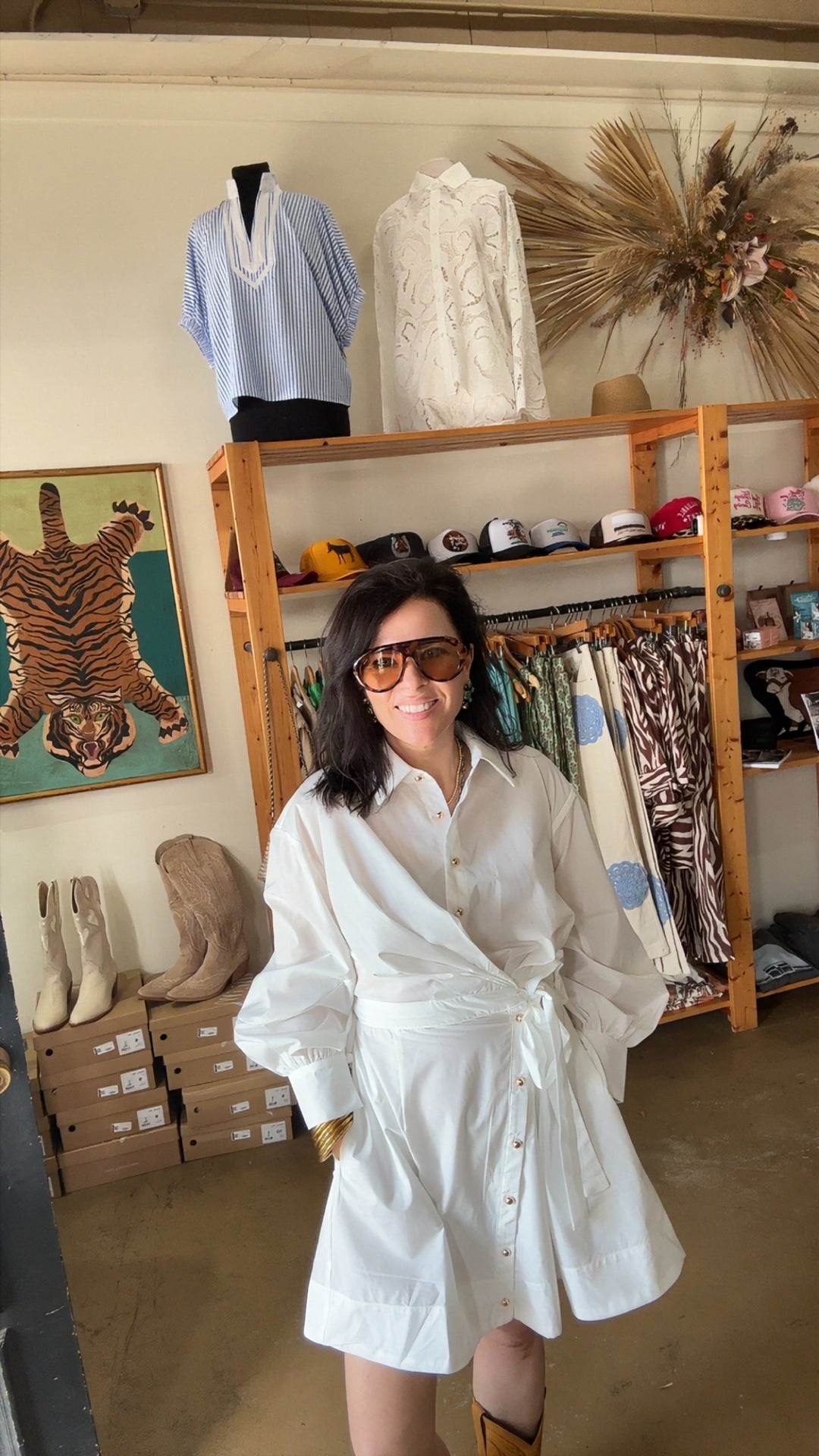 Ivory Wrap Dress