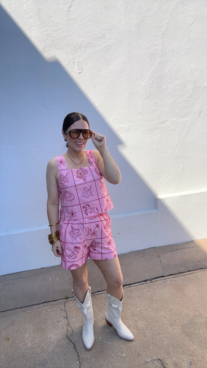 Western Embroidered Top