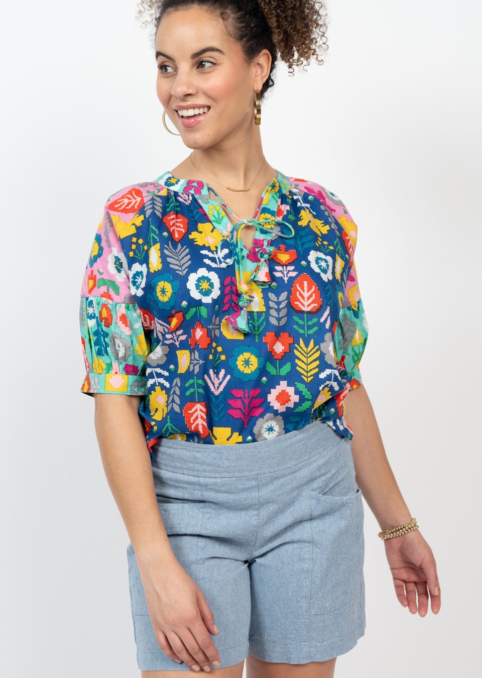 Folklore Patch Top by Ivy Jane